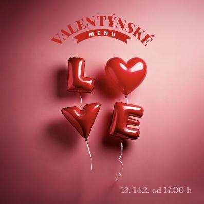 Valentýnské menu & Valentýnský balíček